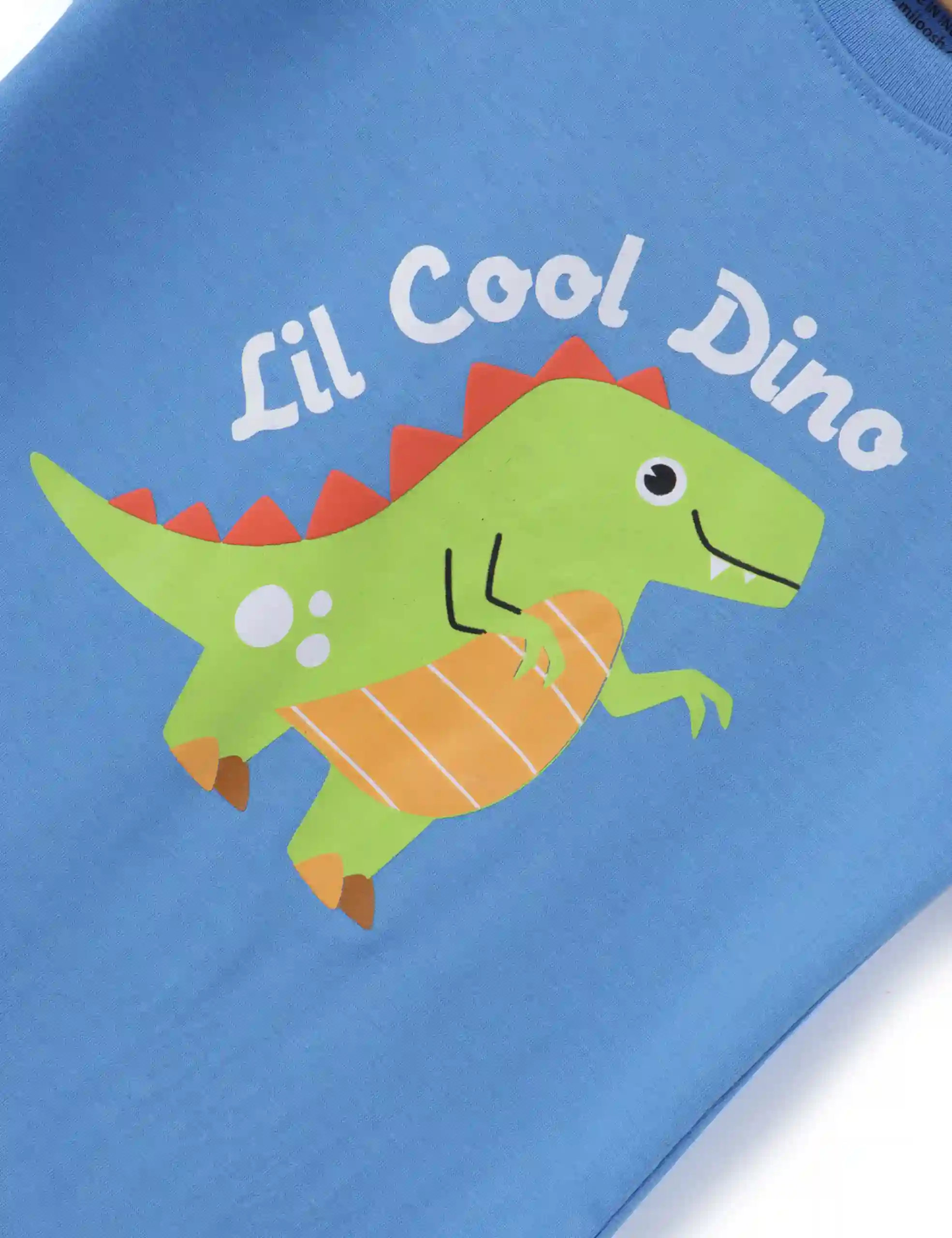 Boys T-Shirt All Aboard Blue / Biscay Green, Soft Cotton, Ages 2-6 (2pcs pack) - Image 6