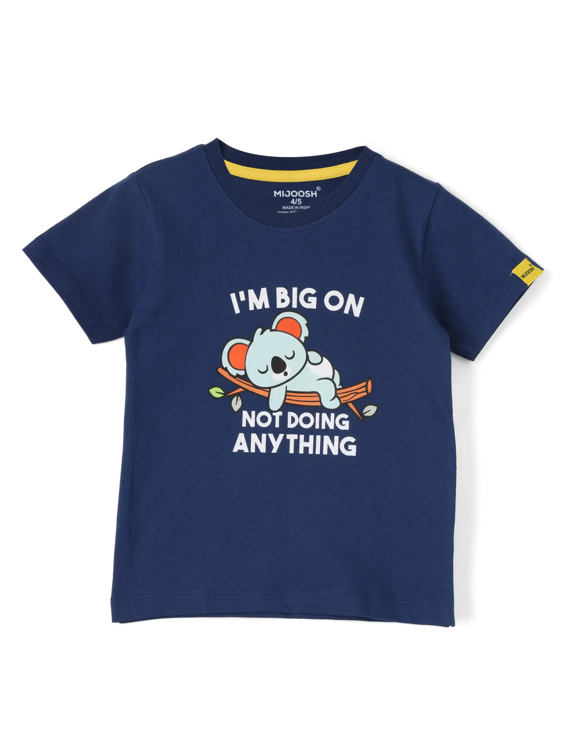 Boys T-Shirt Estate Blue / White, Soft Cotton, Ages 2-6 (2pcs pack) - Image 3