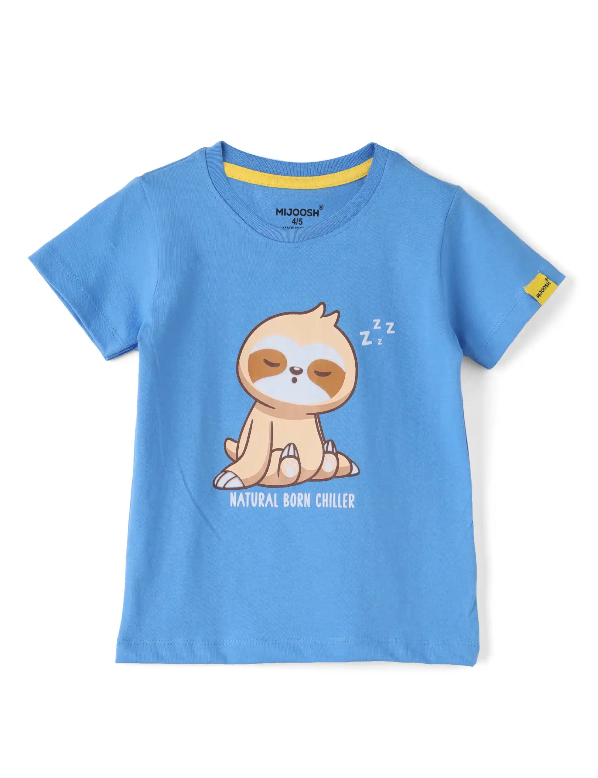Boys T-Shirt Scarlet Ibis Orange / All Aboard Blue, Soft Cotton, Ages 2-6 (2pcs pack) - Image 3