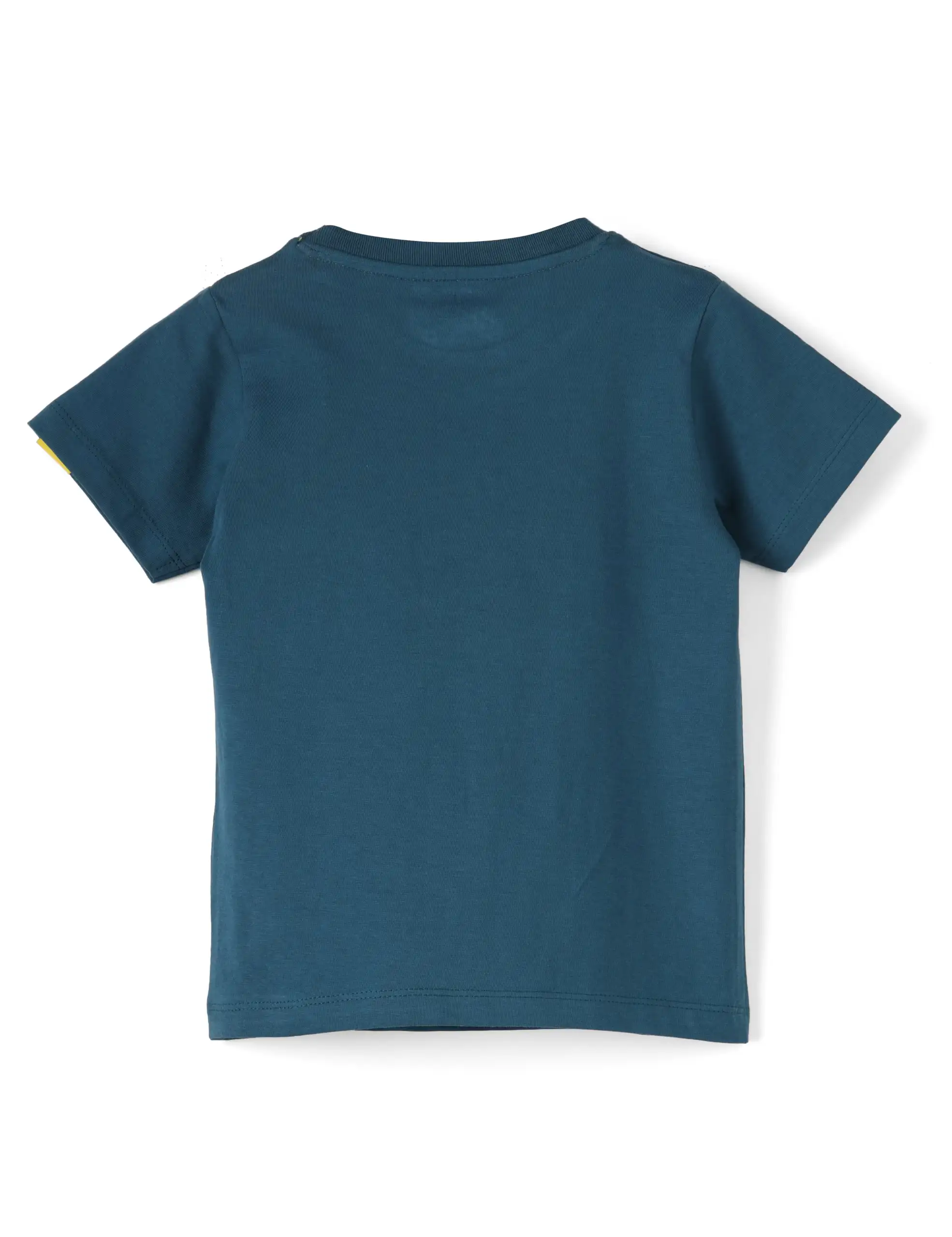Boys T shirt Cotton Blue Coral Skating Dino - Image 5