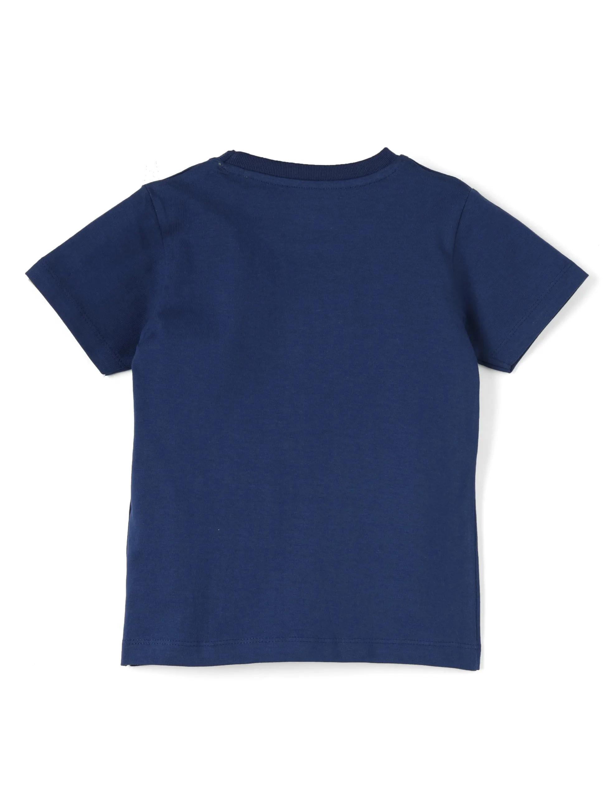 Boys T shirt Cotton Estate Blue Not Doing Anything - Image 5