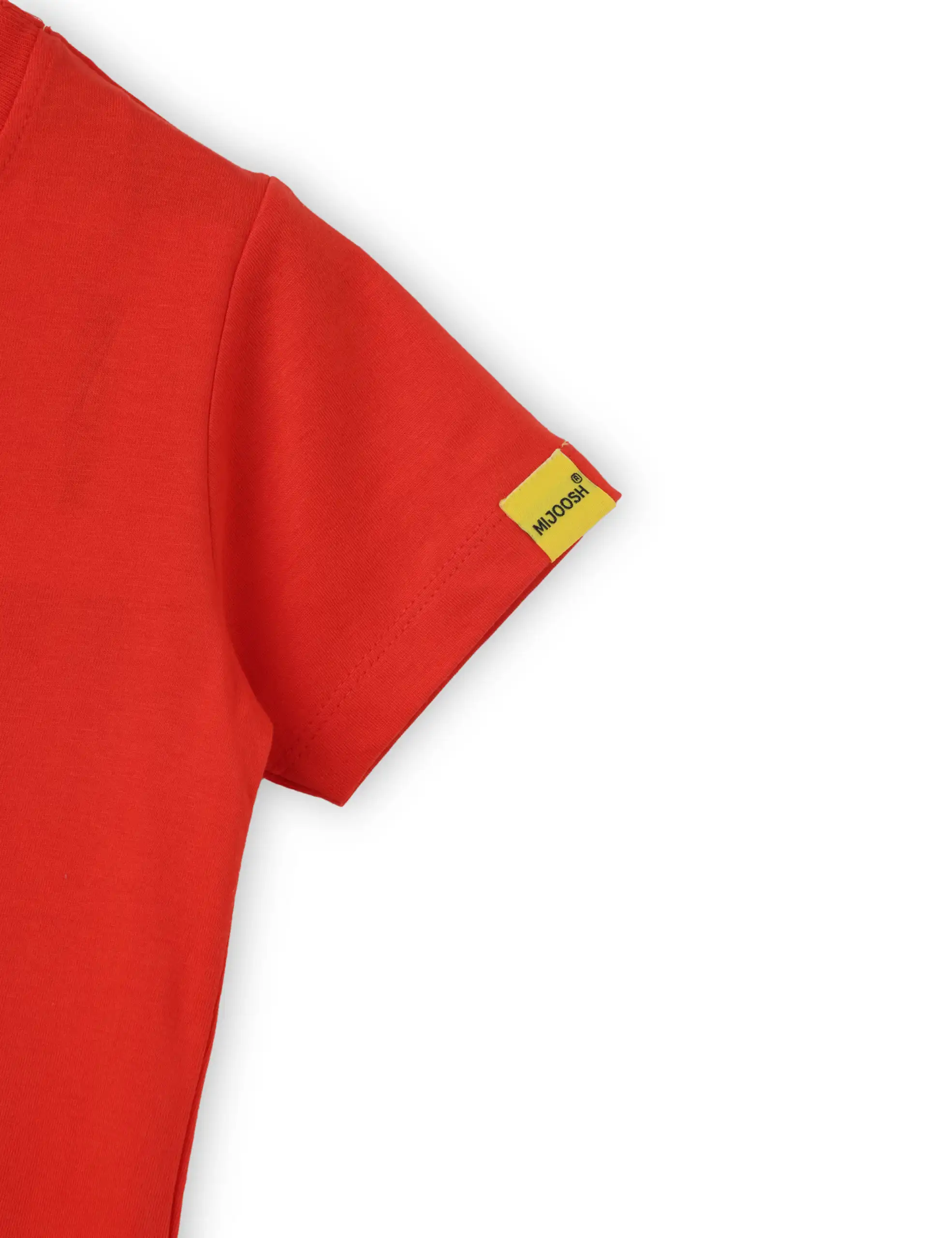 Boys T shirt Cotton Fiery Red Joystick - Image 4