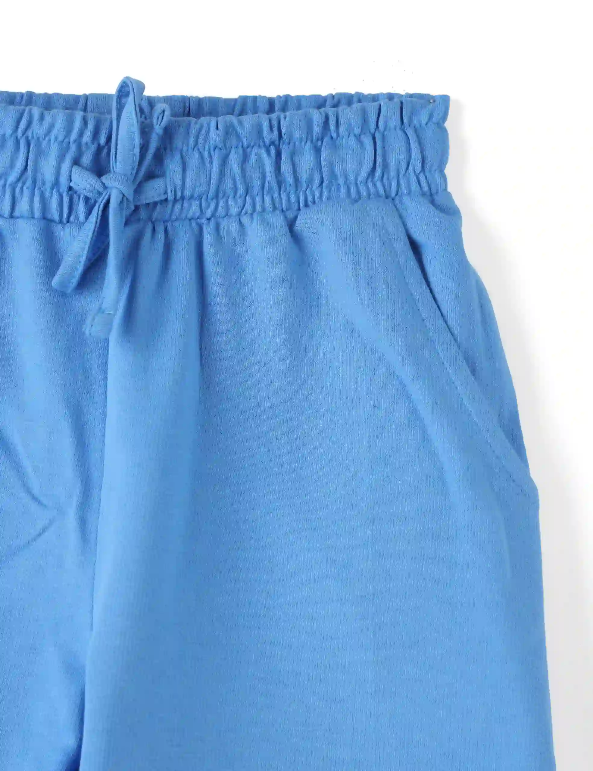Boys Shorts Cotton French Terry All Aboard Blue Hawks Eagle - Image 4