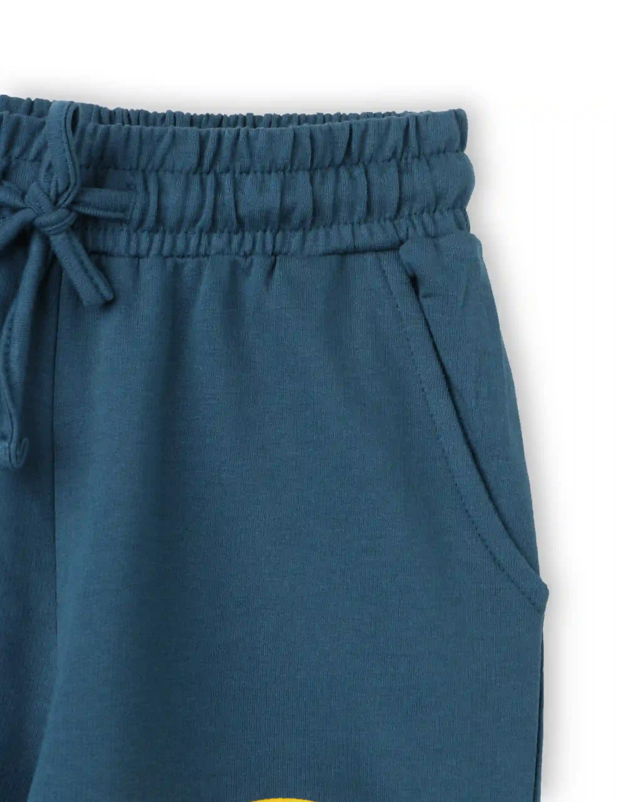 Boys Shorts Cotton French Terry Blue Coral Classic Car - Image 4