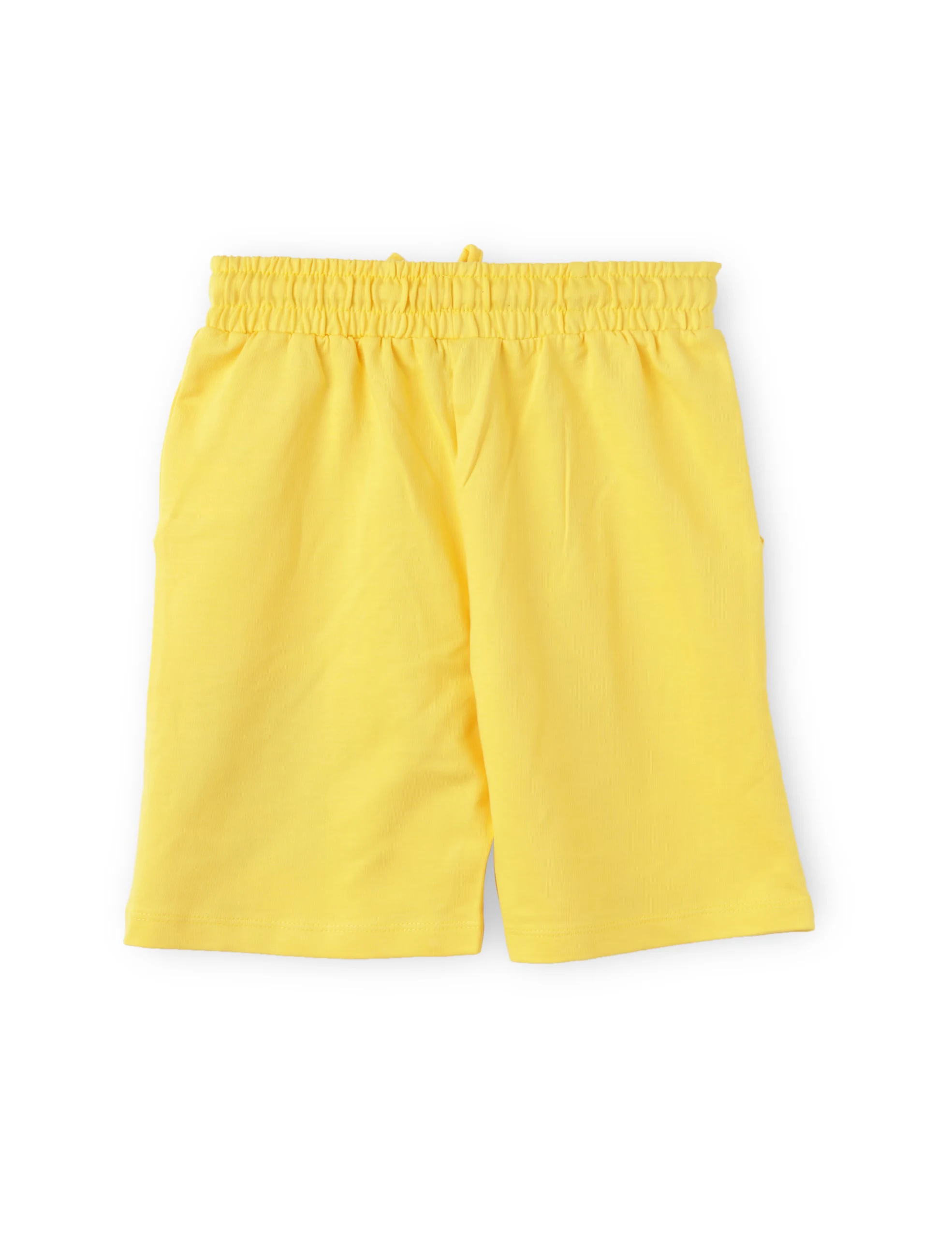 Boys Shorts Cotton French Terry Dandelion Yellow Adventure Jeep - Image 5