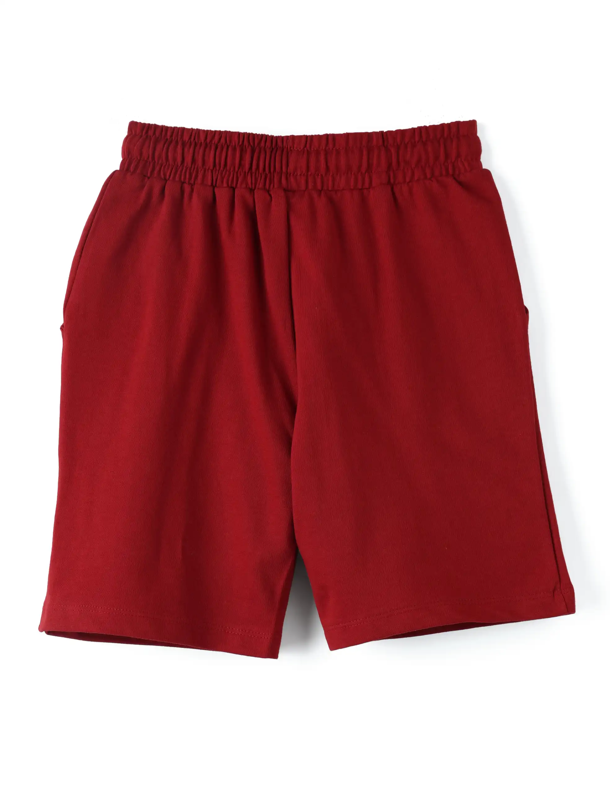 Boys Shorts Cotton French Terry Winery Red Mountain Bike - Image 5
