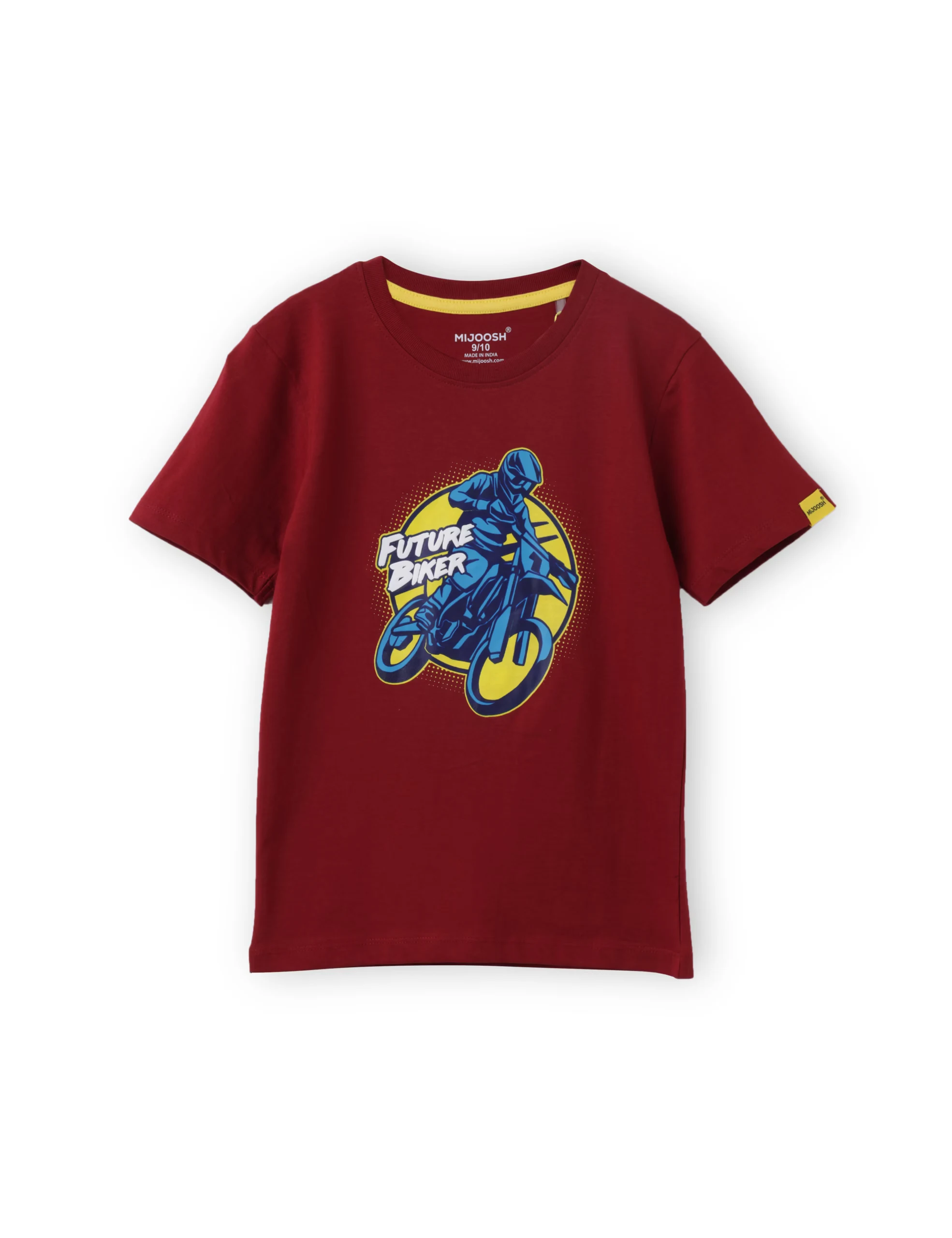 Boys T-Shirt Sulphur Winery Red / Scuba Blue, Soft Cotton, Ages 7-14 (2pcs pack) - Image 3