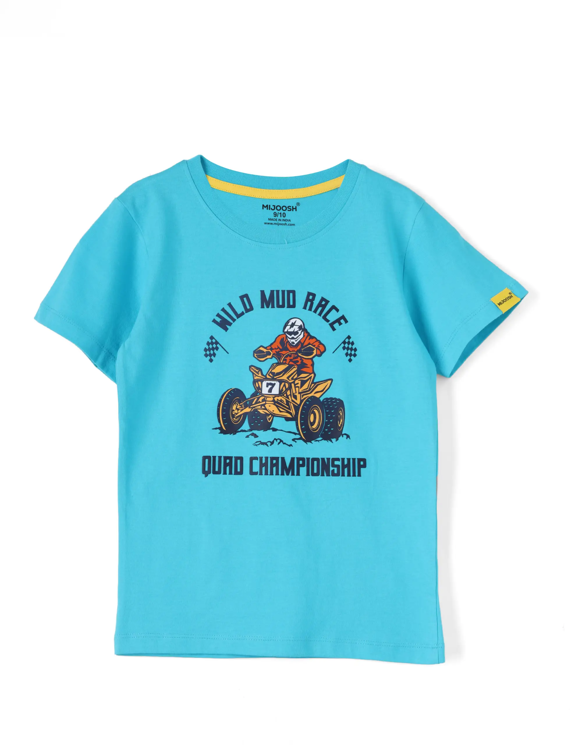 Boys T-Shirt Sulphur Winery Red / Scuba Blue, Soft Cotton, Ages 7-14 (2pcs pack) - Image 5