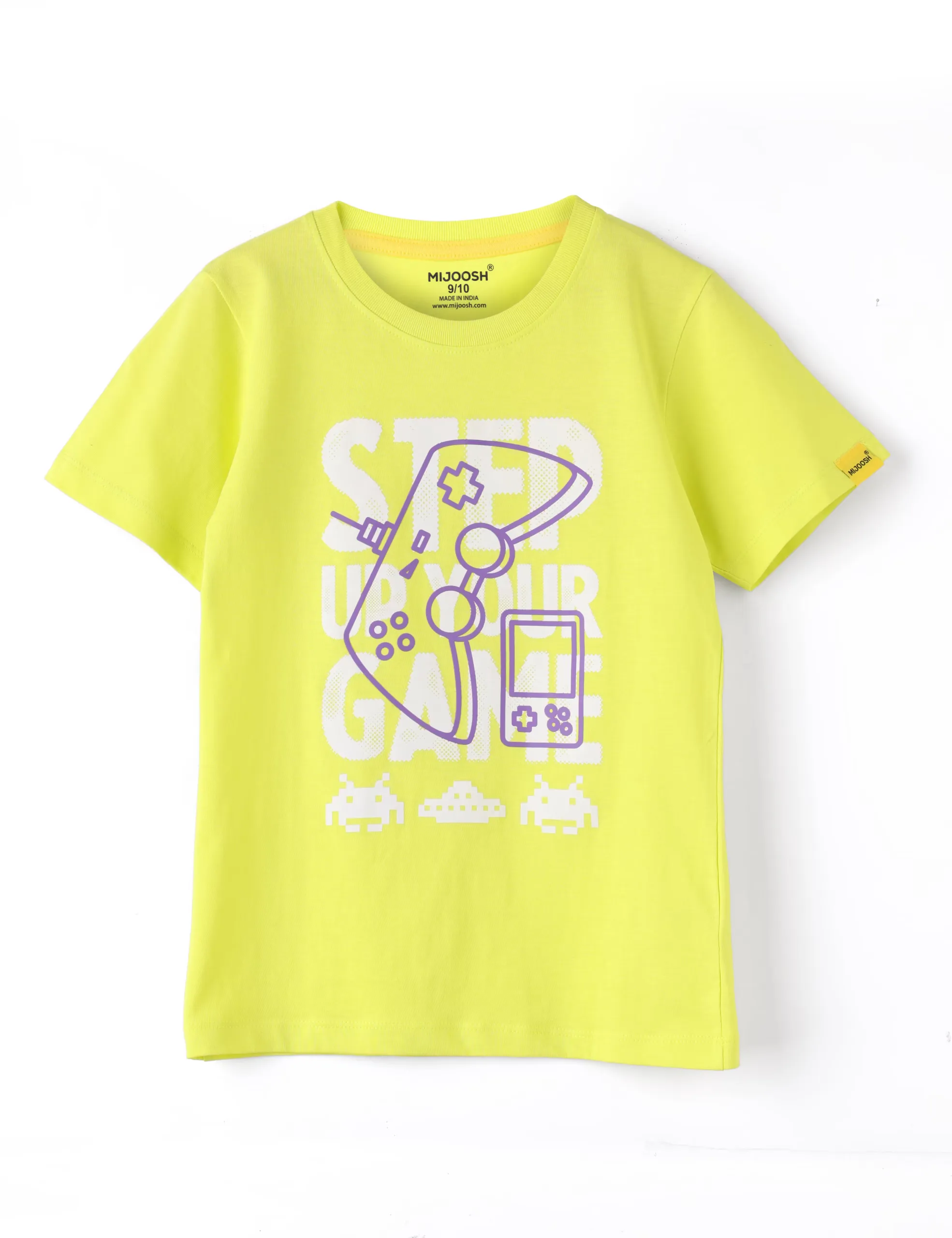 Boys T-Shirt Winery Red / Sulphur Spring Lime, Soft Cotton, Ages 7-14 (2pcs pack) - Image 5
