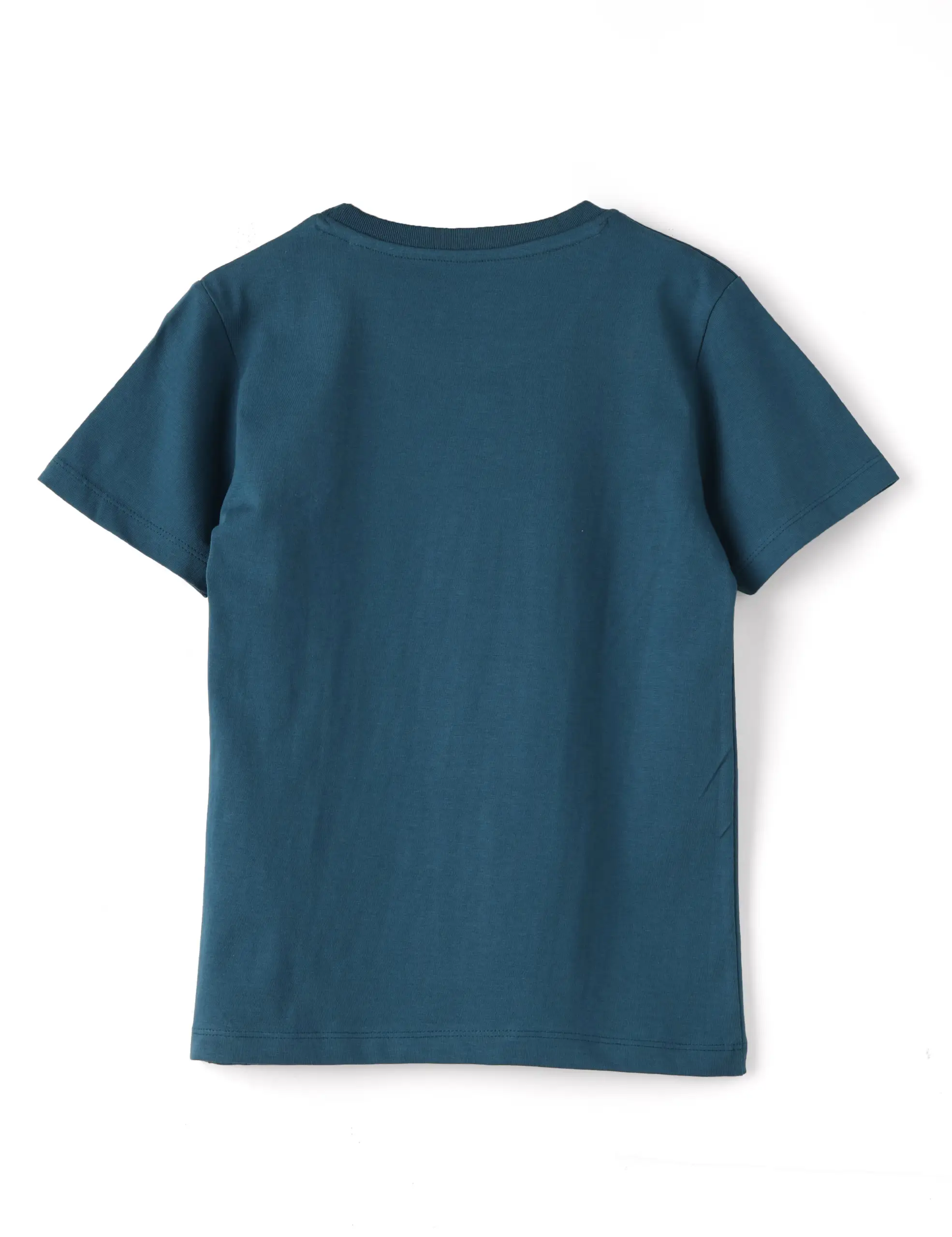 Boys T shirt Cotton Blue Coral "Soccer Camp" - Image 5