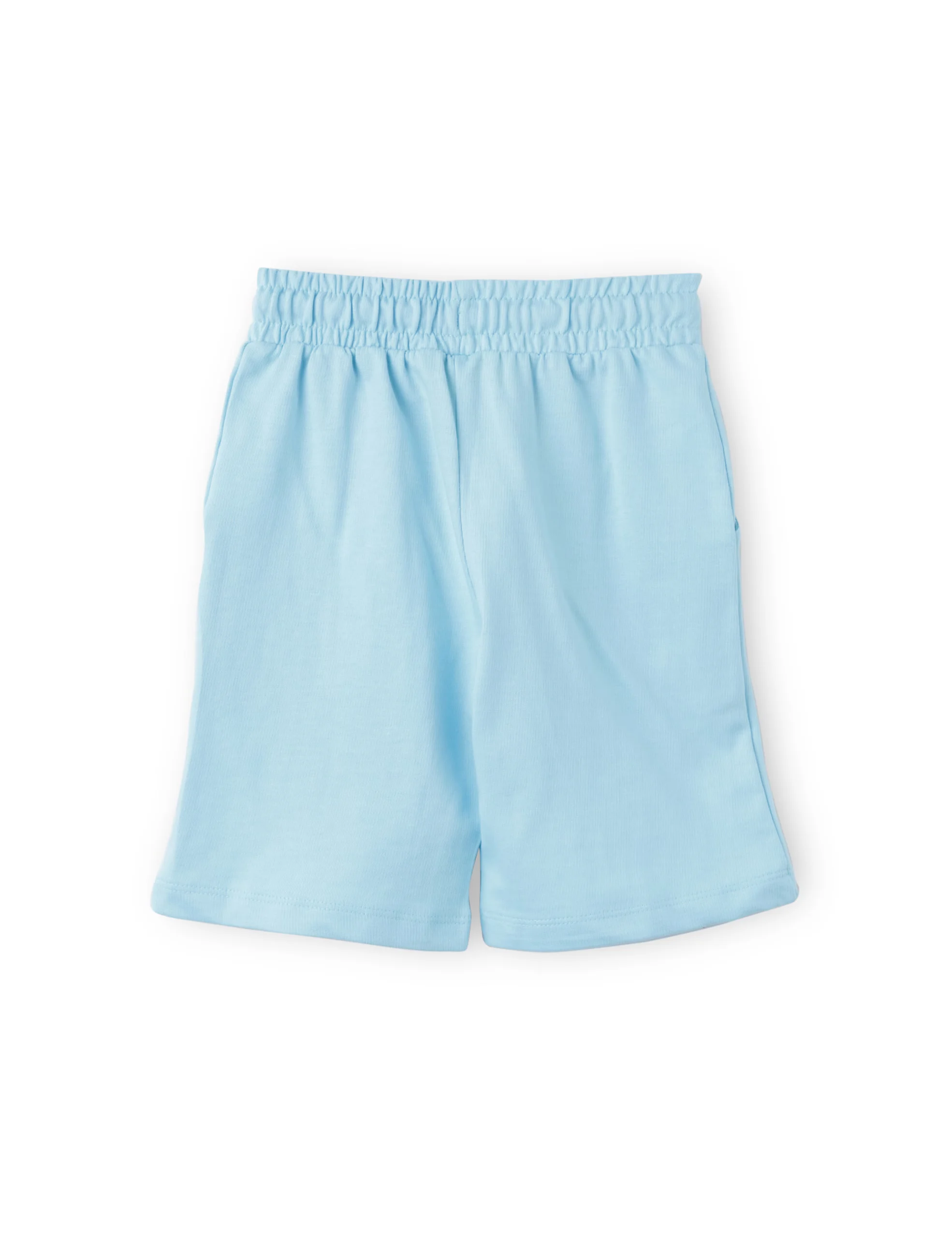 Girls Shorts Cotton French Terry Atomizer Blue Baby Shark - Image 5
