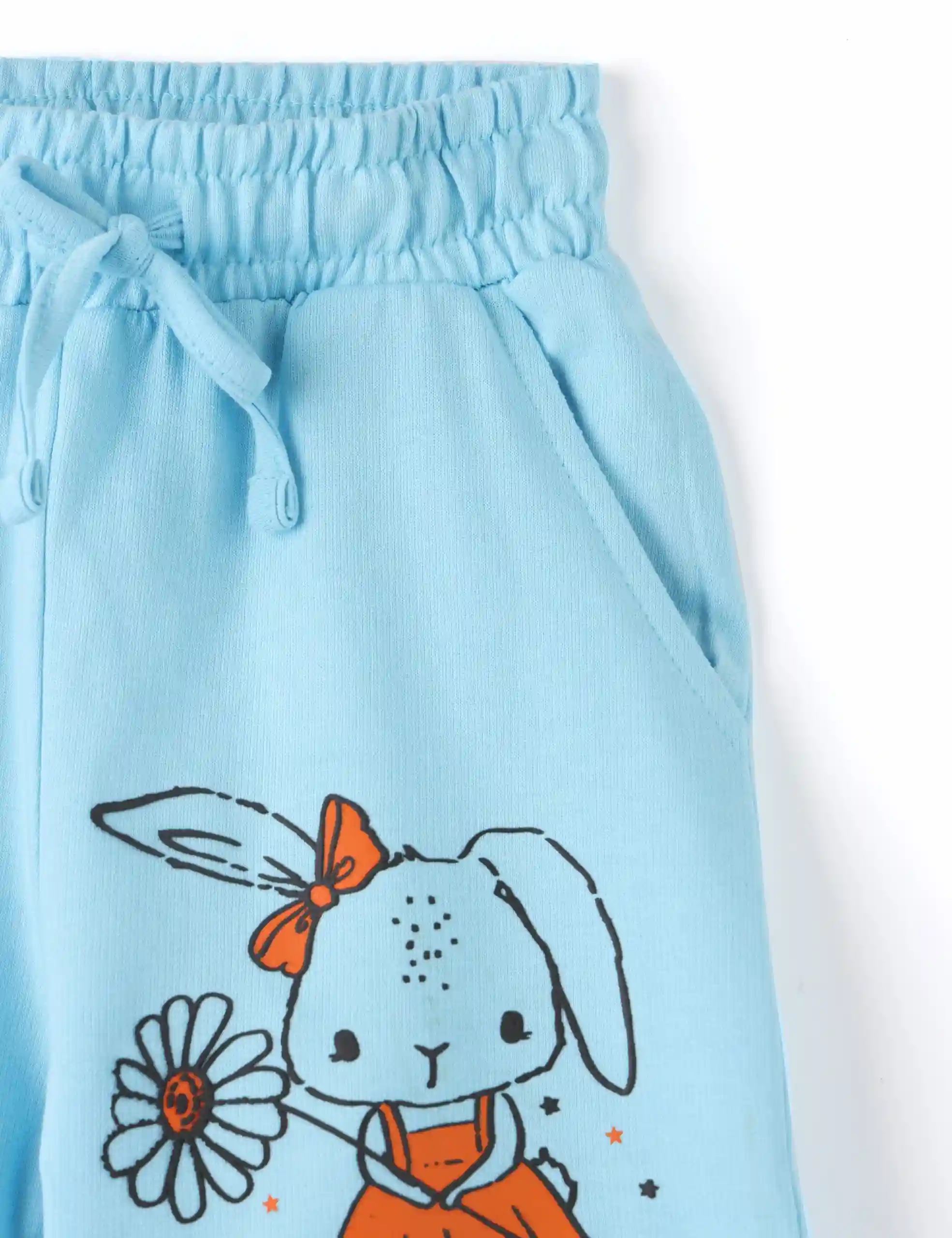 Girls Shorts Cotton French Terry Atomizer Blue My Cute Little Friend - Image 4
