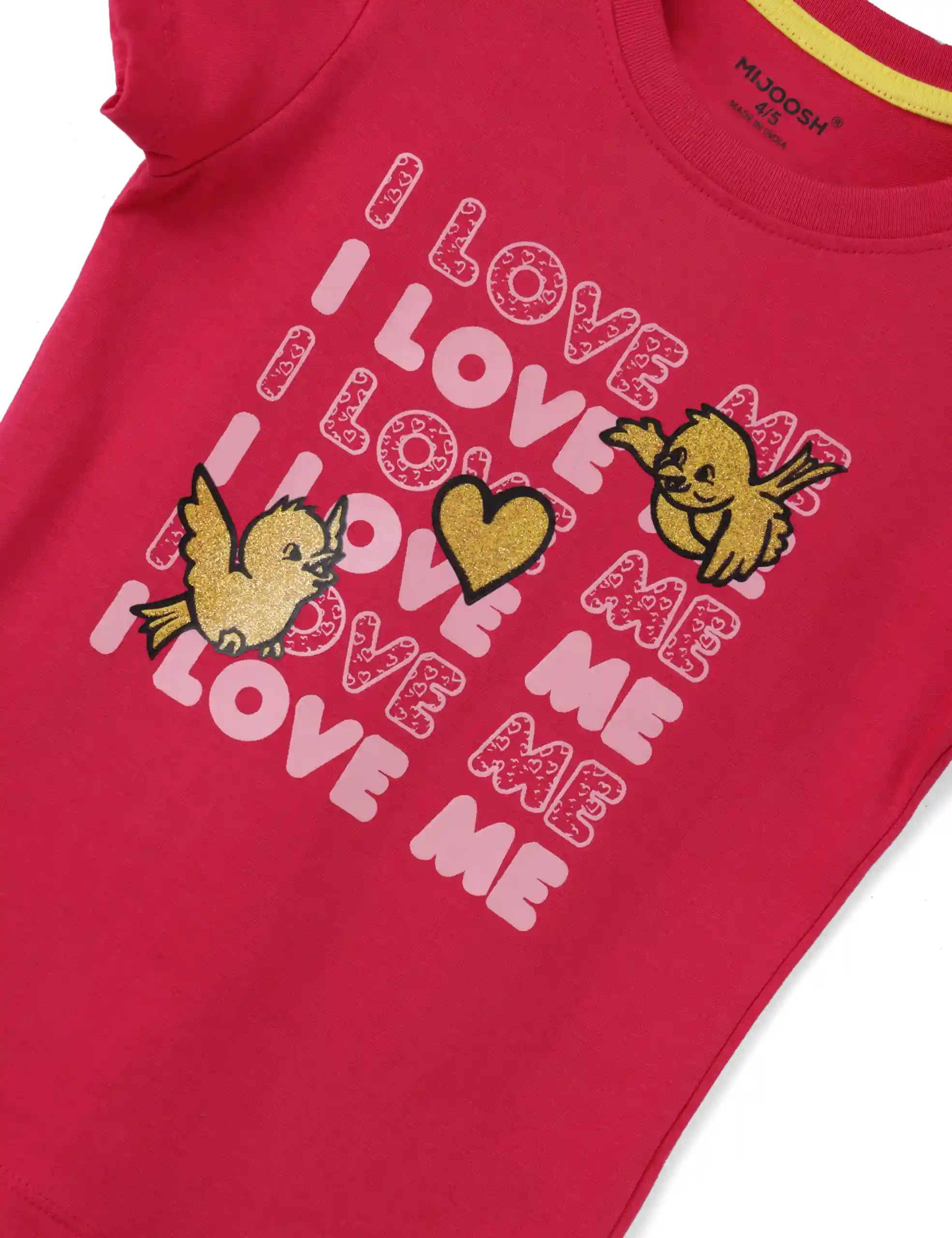 Girls T-Shirt Atomizer Blue / Bright Rose Pink, Soft Cotton, Ages 2-6 (2pcs pack) - Image 6