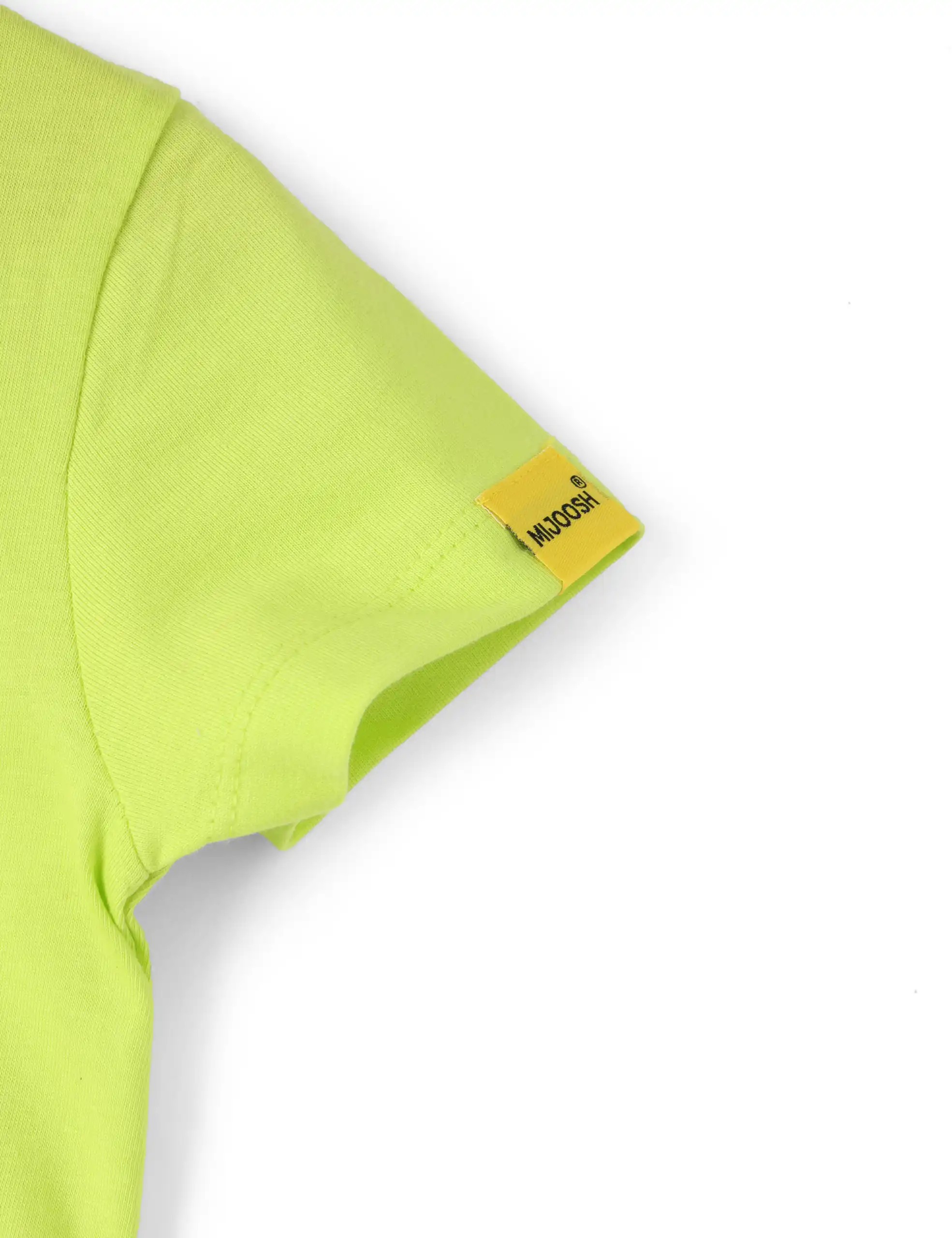 Girls T shirt Cotton Acid Lime Green Honeybee - Image 4