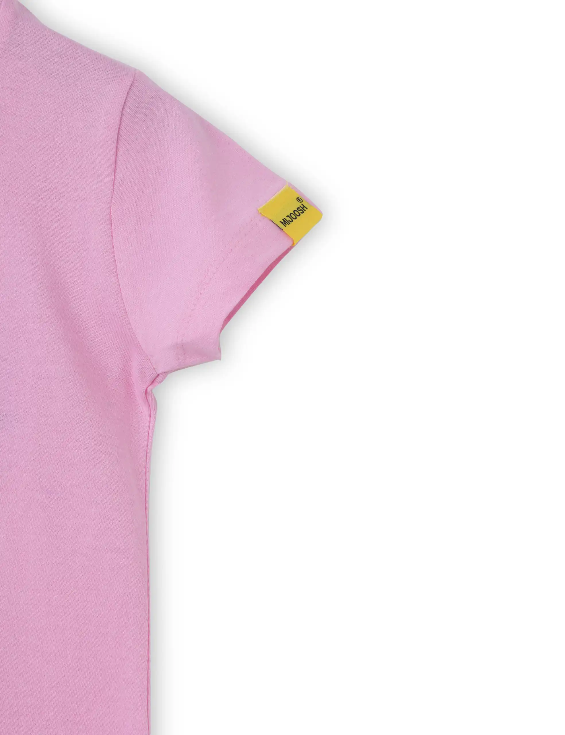 Girls T shirt Cotton Bon Bon Pink Rainbow and Cloud - Image 4