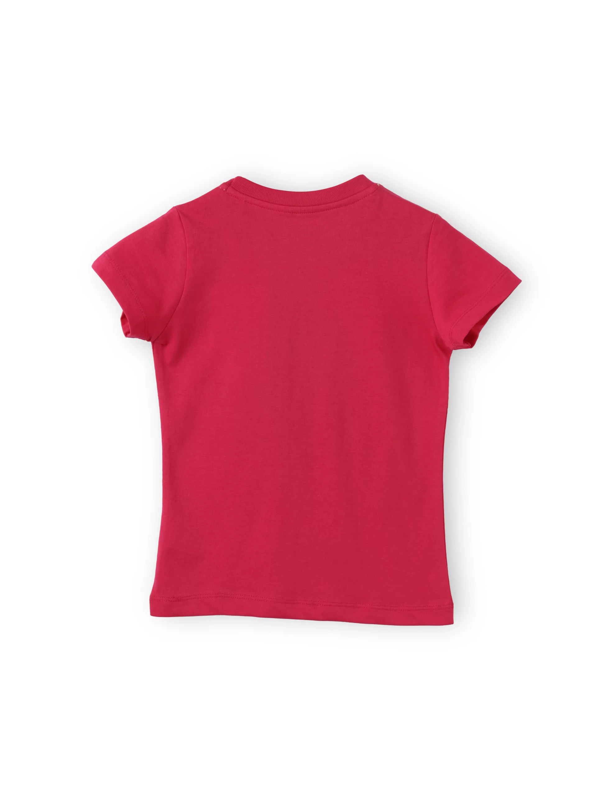 Girls T shirt Cotton Bright Rose Pink Love Ice Creams - Image 5