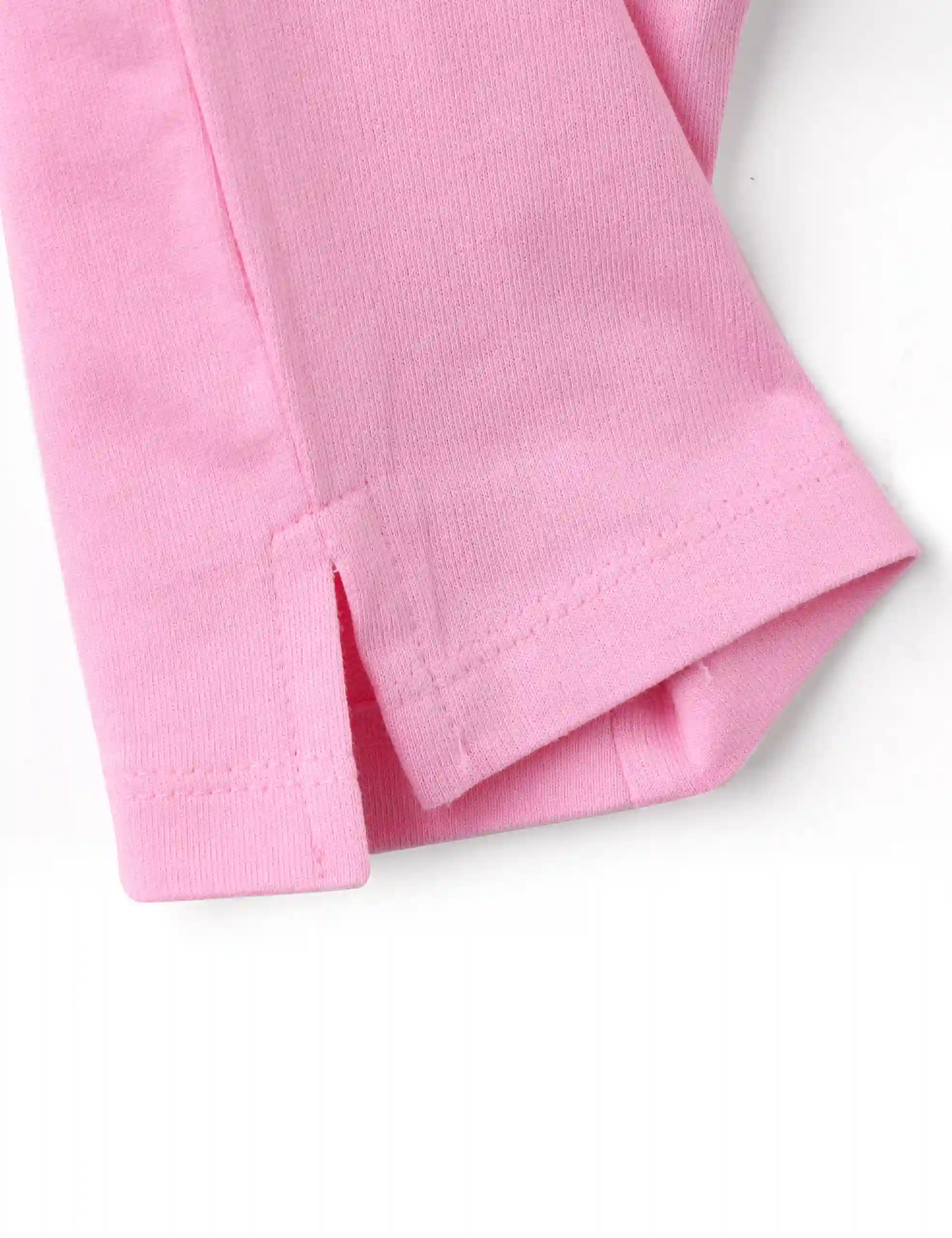 Girls Capri Pants Cotton French Terry Bon Bon Pink New York - Image 4
