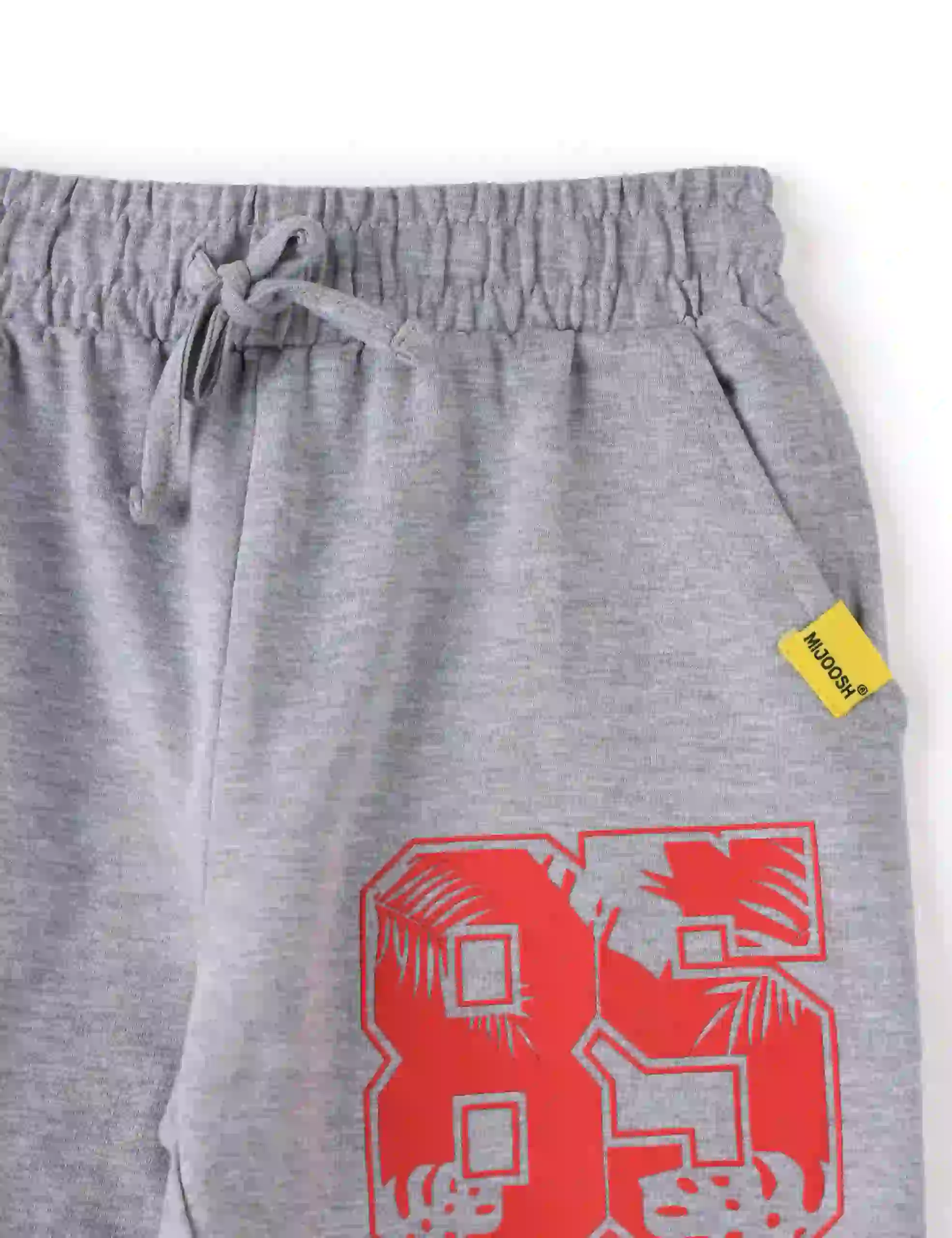 Girls Capri Pants Cotton French Terry Grey Heather Melange New York - Image 3