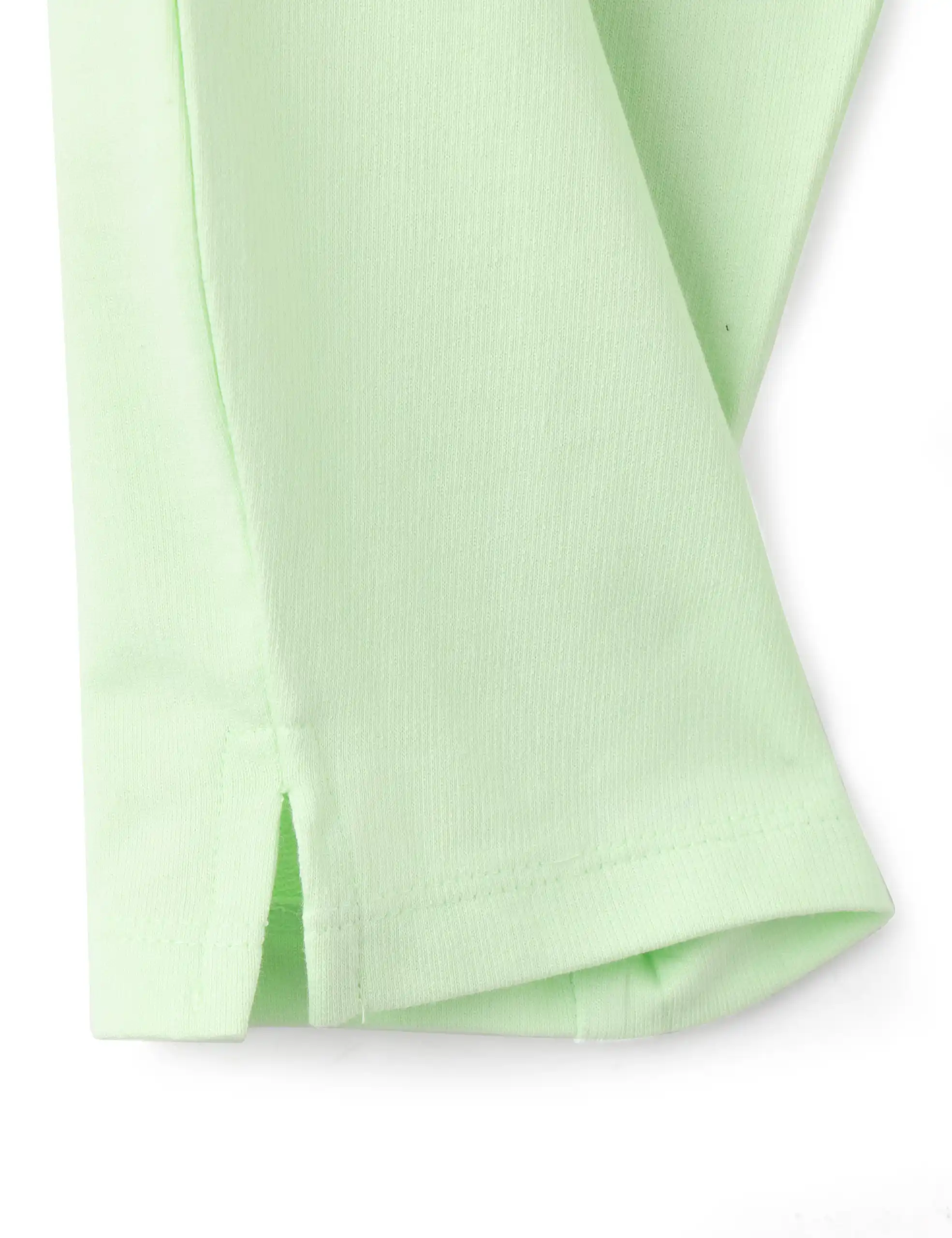 Girls Capri Pants Cotton French Terry Patina Green Queen’s Land - Image 4