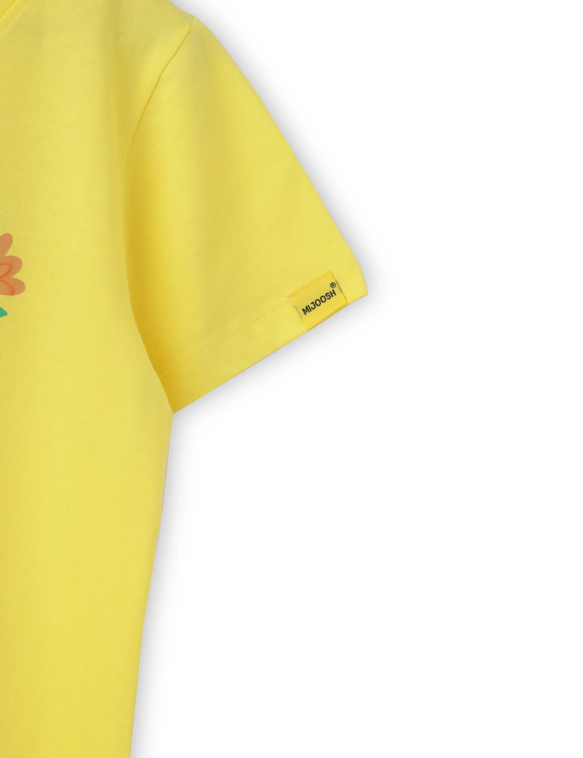 Girls T shirt Cotton Blazing Yellow Cute Crazy - Image 4