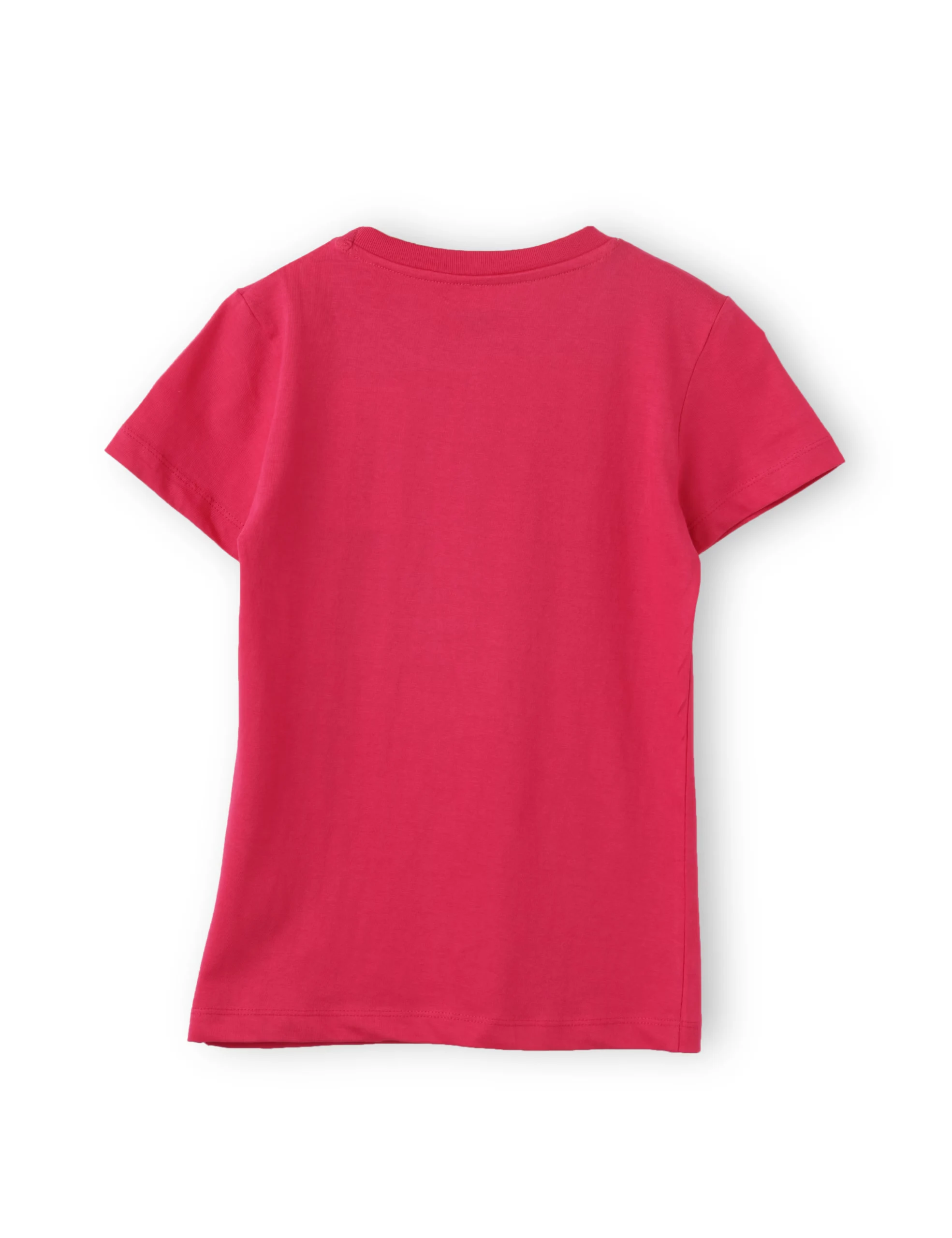 Girls T shirt Cotton Bright Rose Pink Paradise Beach - Image 5
