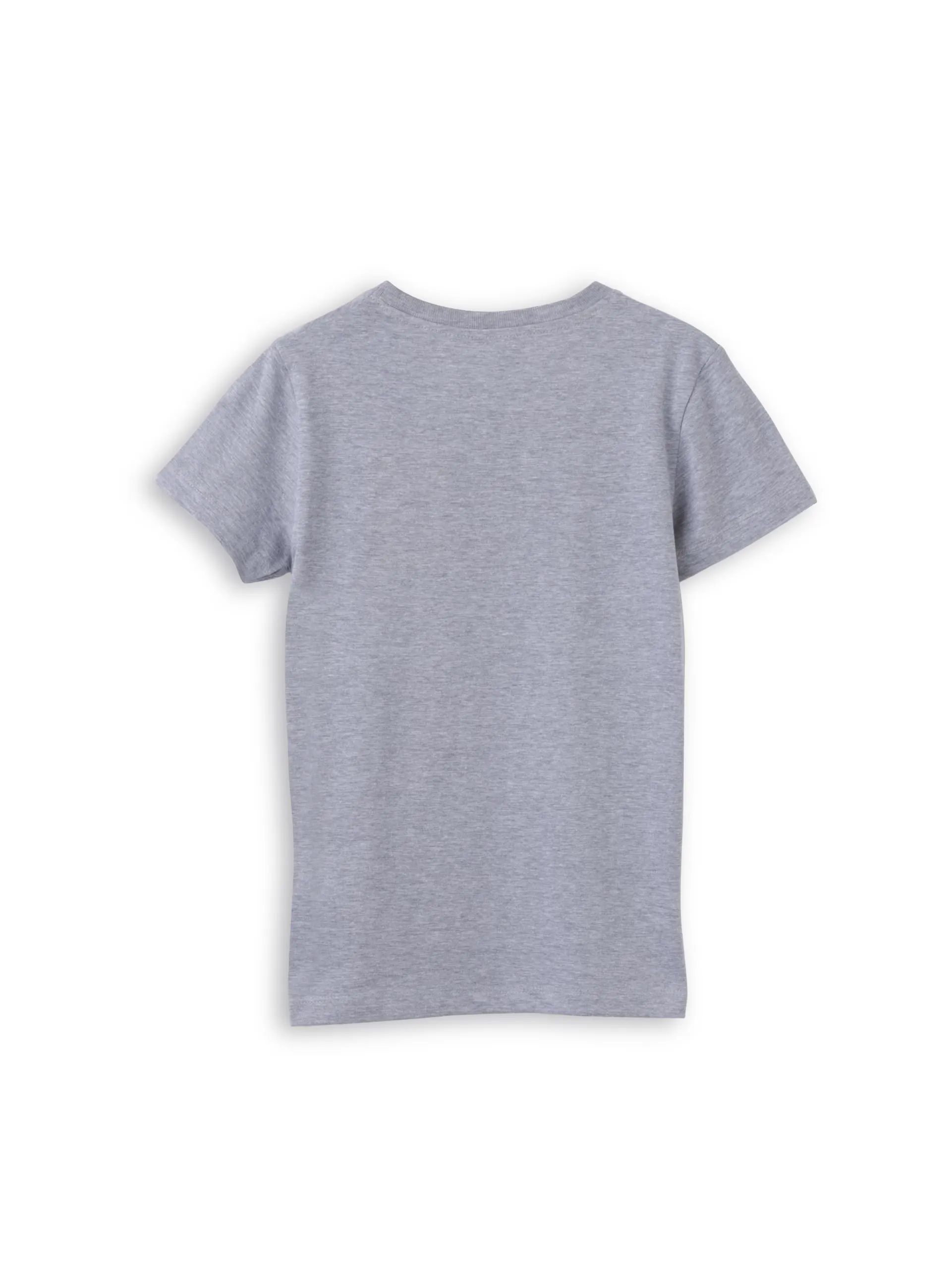 Girls T shirt Cotton Grey Heather Melange Be a Better - Image 5