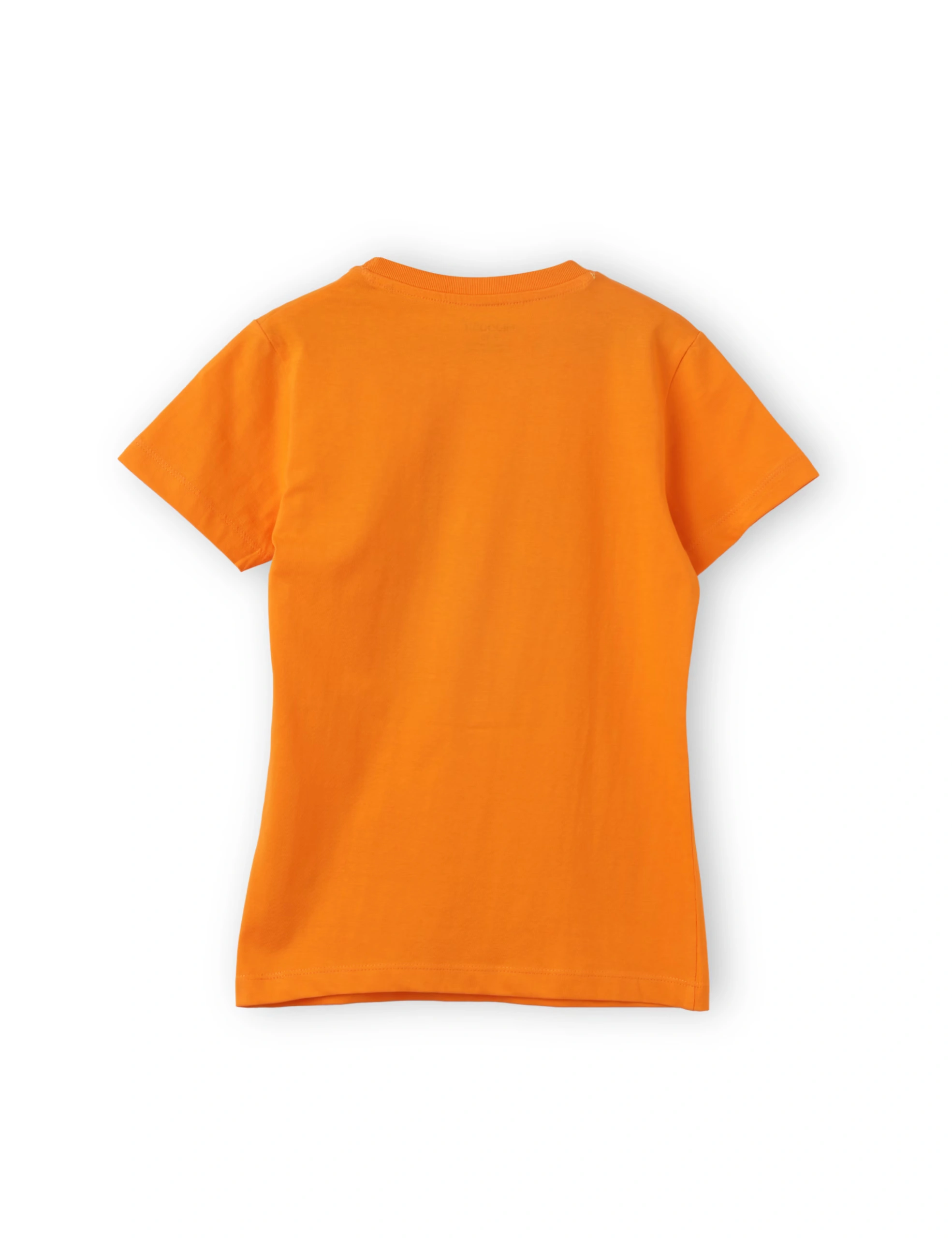 Girls T shirt Cotton Vibrant Orange Beauty Queen - Image 5