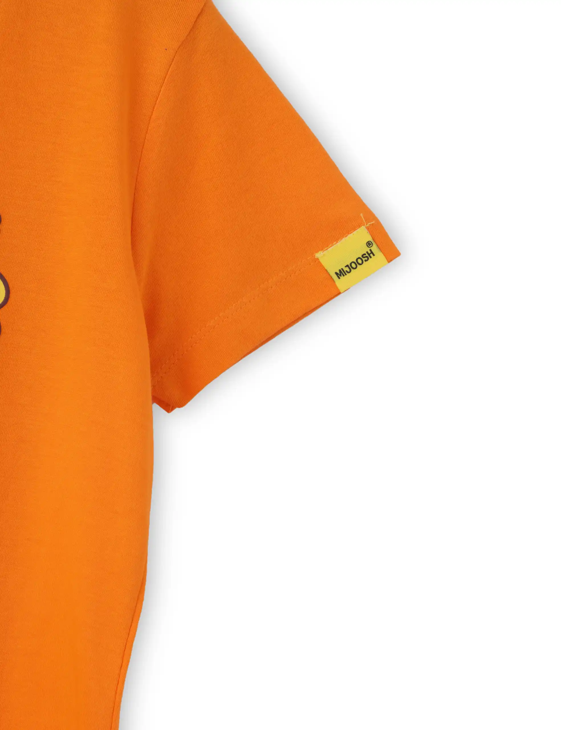 Girls T shirt Cotton Vibrant Orange Cool Ice Creams - Image 4