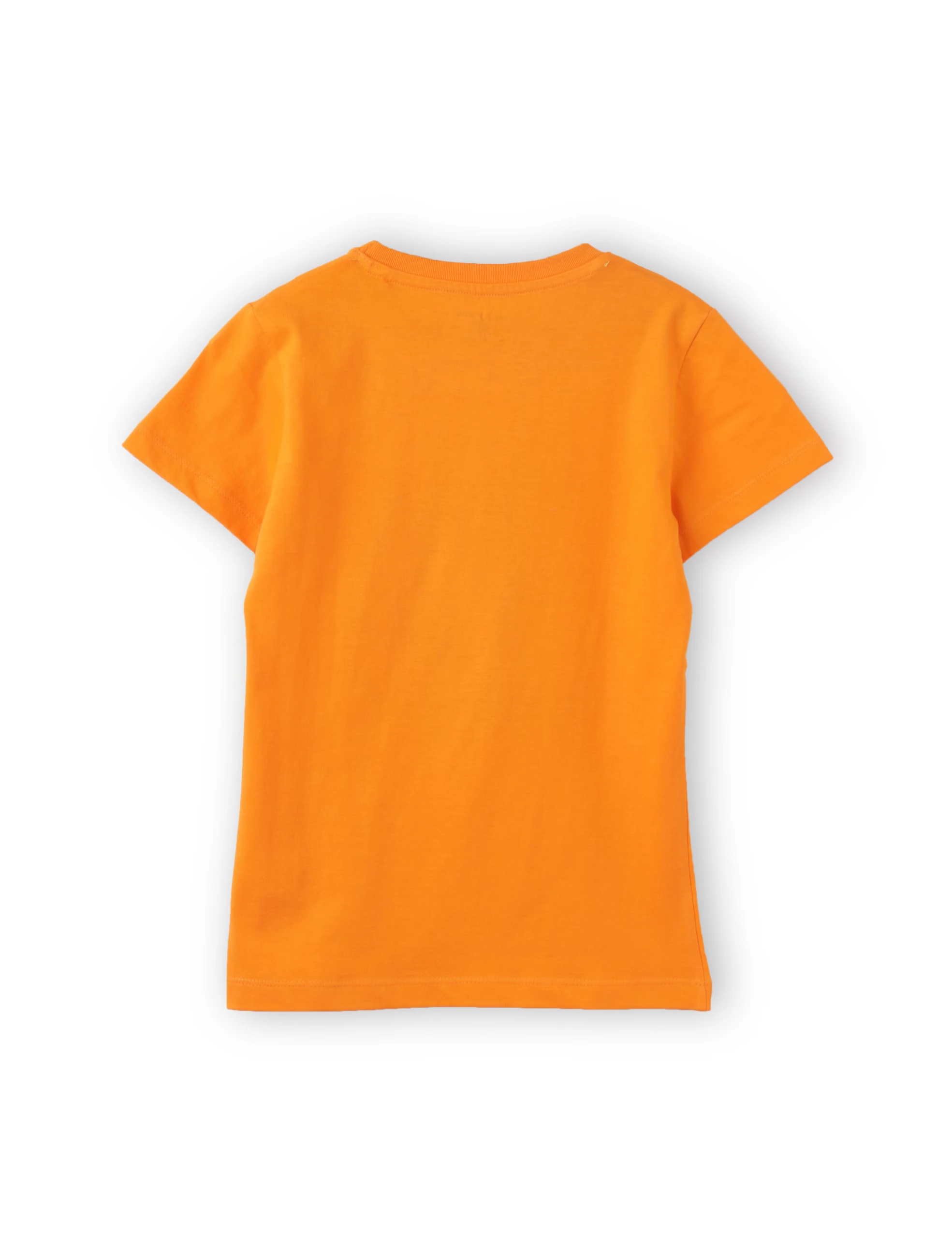 Girls T shirt Cotton Vibrant Orange Queen of Selfie - Image 5